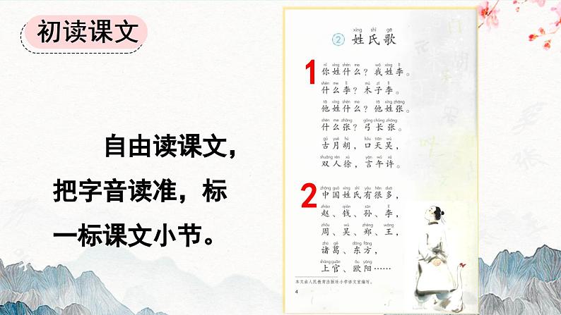 统编版小学语文一年级下册 识字（一） 2《姓氏歌》课件（第一课时）第5页