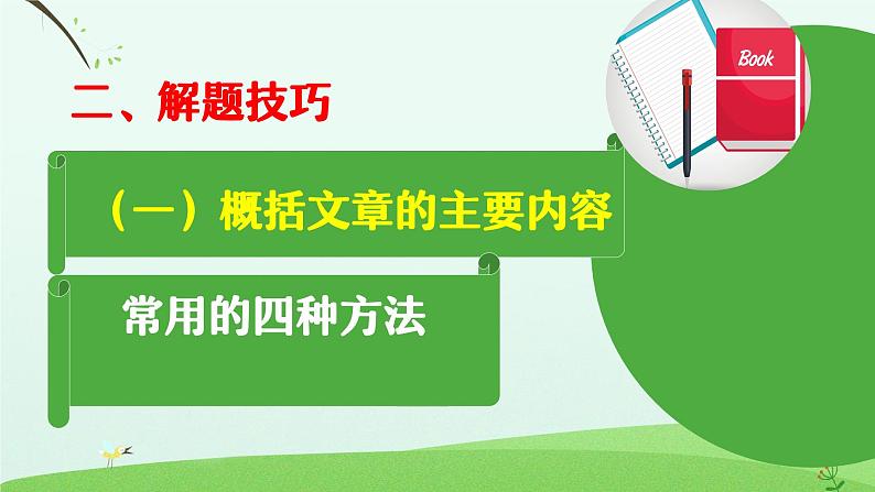 小学语文课外阅读 概括文章内容及人物描写的作用课件第7页