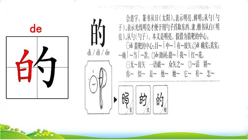 部编版小学语文一下年级3.《我多想去看看》【说文解字+笔顺】课件第6页