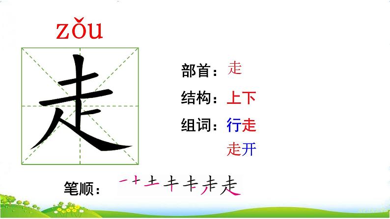 部编版小学语文一下年级4.《小公鸡和小鸭子》【说文解字+笔顺】课件第3页