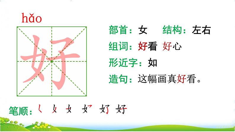 部编版小学语文一下年级5.《树和喜鹊》【说文解字+笔顺】课件第5页