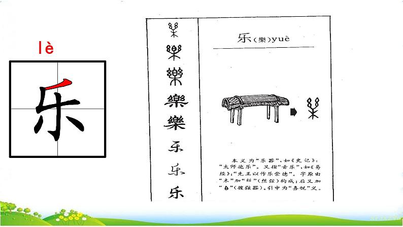 部编版小学语文一下年级6.《怎么都快乐》【说文解字+笔顺】课件第6页