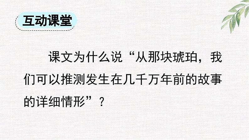 统编版小学语文 四年级下册 2-5《琥珀》课件（第二课时）第3页