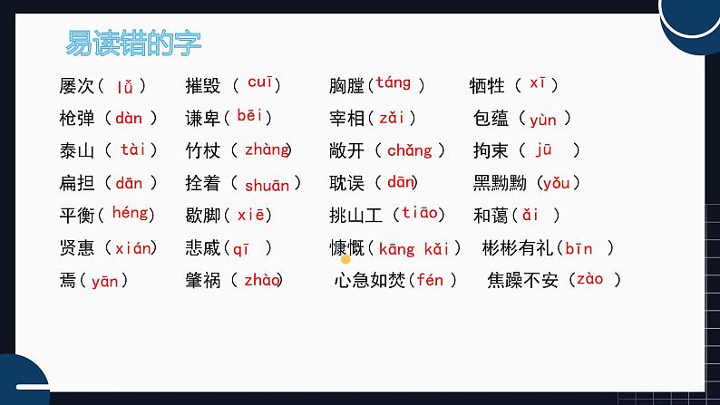 部编版小学语文四下第七单元 知识梳理课件PPT第5页