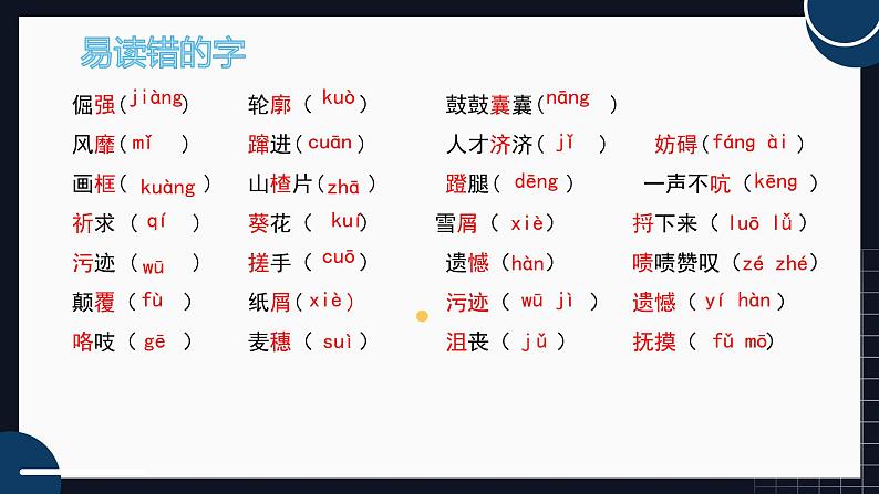 部编版小学语文四下第六单元 知识梳理课件PPT第5页