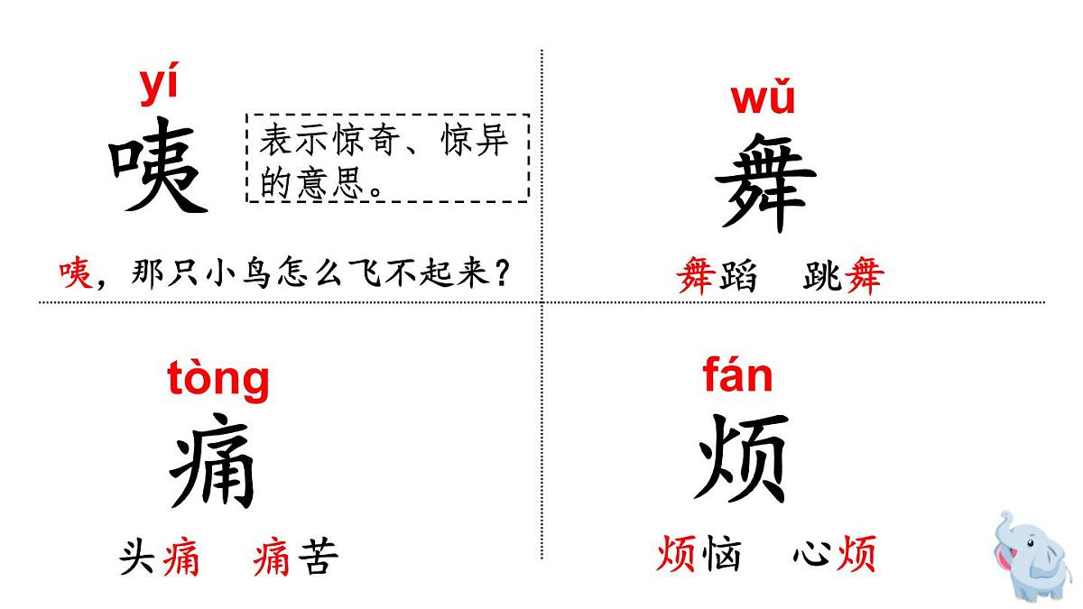 人教版（2024）二年级语文下册19大象的耳朵第1课时ppt课件第6页