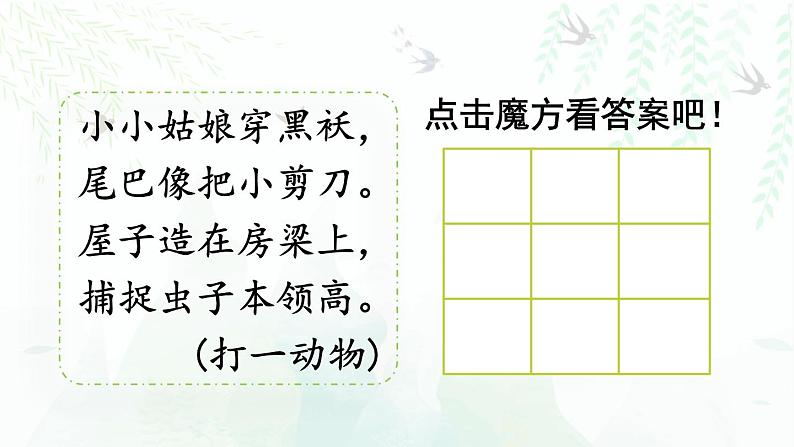 人教版（2024）三年级语文下册2燕子第1课时课件第2页