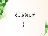 统编版小学语文四年级下册 第一单元 1《古诗词三首》课件