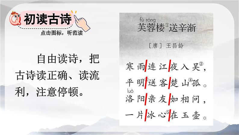 统编版小学语文四年级下册 第一单元 1古诗三首 三课时课件第6页