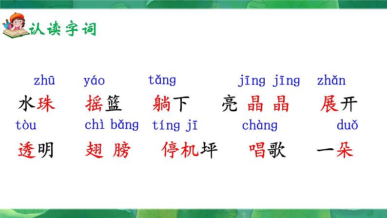 部编版2025一年级下册语文12、《荷叶圆圆》 课件第8页
