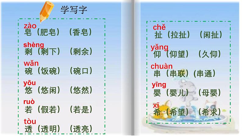 【早读】部编版语文三年级下册 20《肥皂泡》早读课件PPT第4页