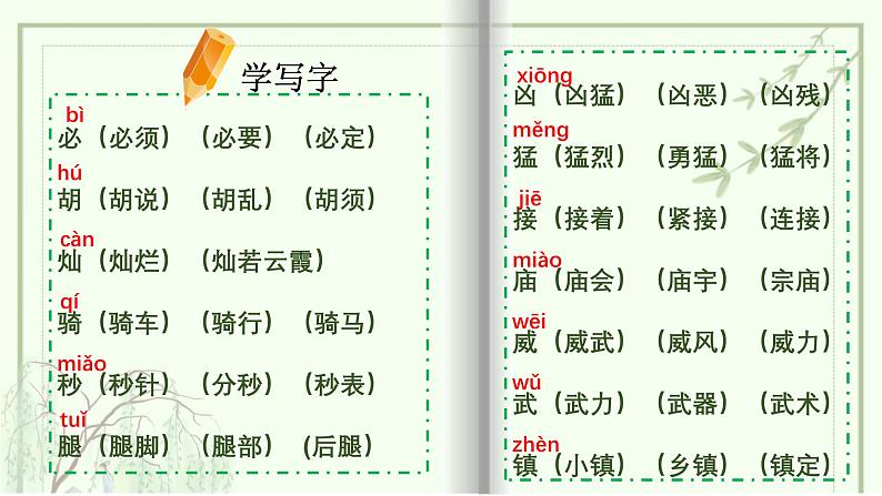 【早读】部编版语文三年级下册 24《火烧云》早读课件PPT第4页