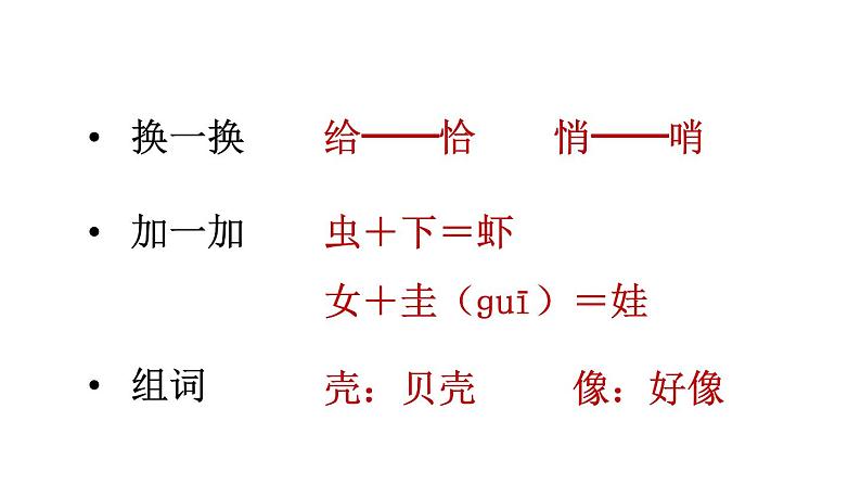 小学语文新部编版一年级下册第六单元11 浪花教学课件（2025春）第7页