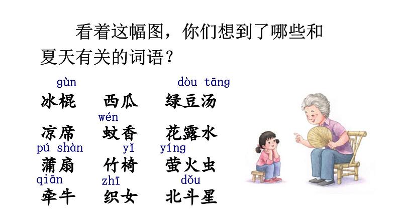 小学语文新部编版一年级下册第六单元语文园地六教学课件（2025春）第3页