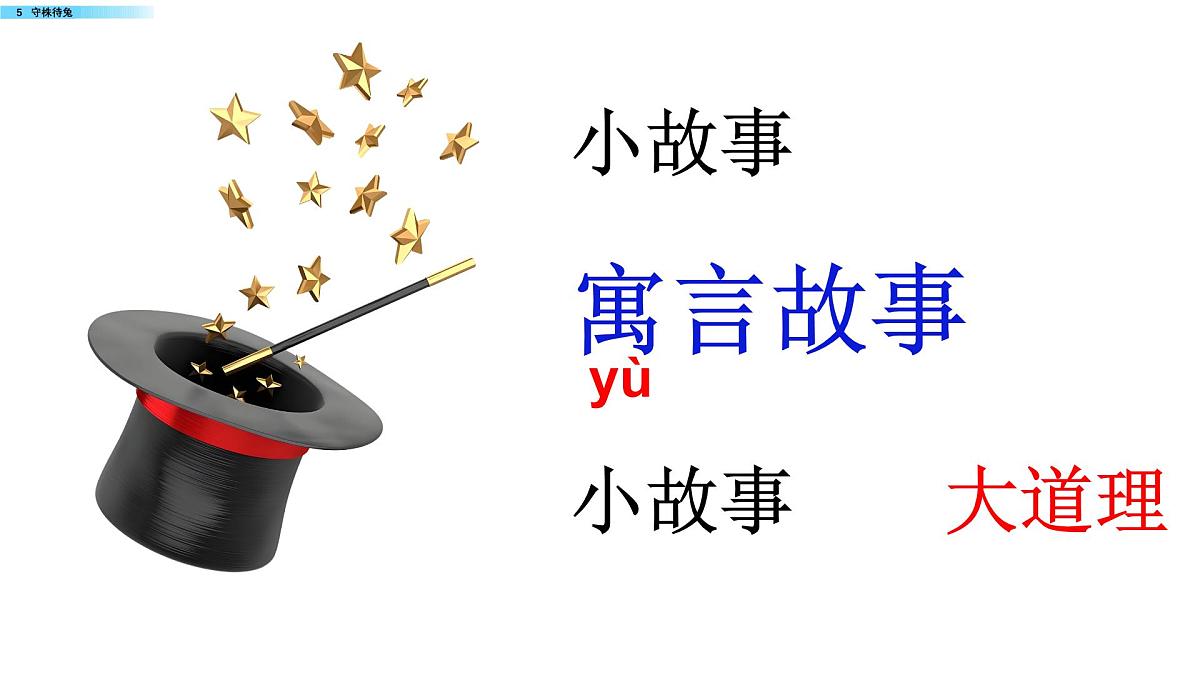 人教版小学语文三（下）课件 5 守株待兔第2页