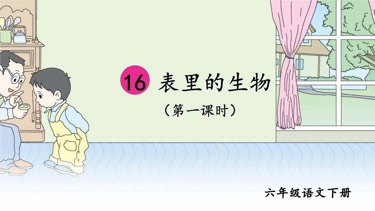 统编版六年级语文下册教学课件《表里的生物》第2页