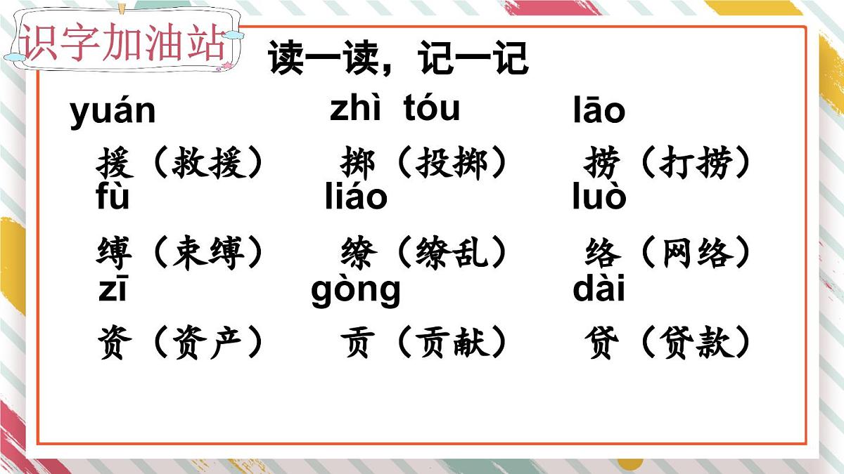 统编版三年级语文下册教学课件《语文园地一》第6页