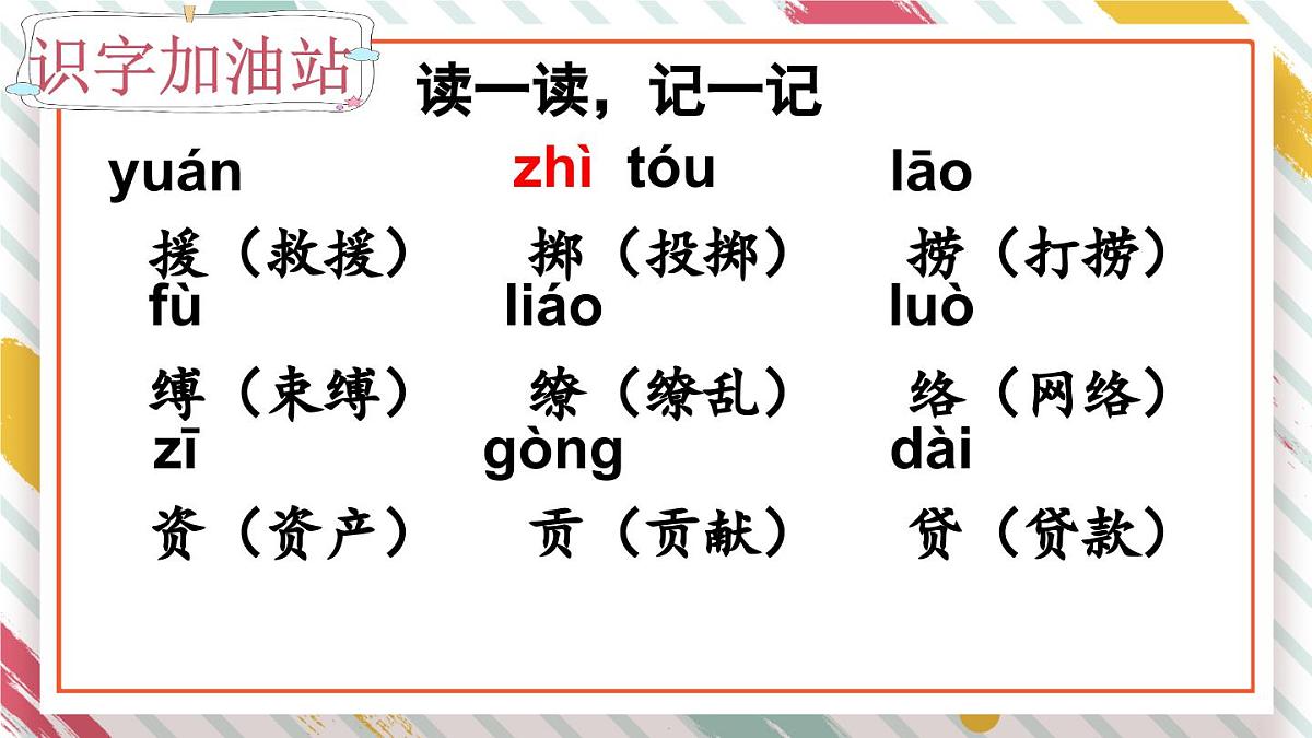 统编版三年级语文下册教学课件《语文园地一》第7页