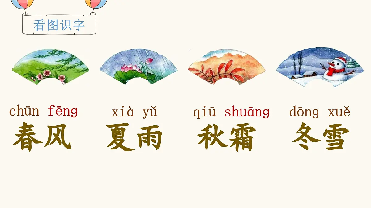 （教学课件）识字1 春夏秋冬第3页