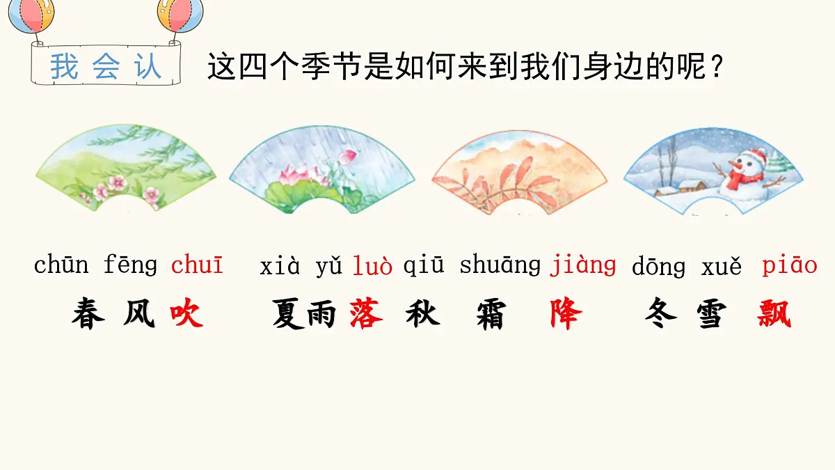 （教学课件）识字1 春夏秋冬第5页