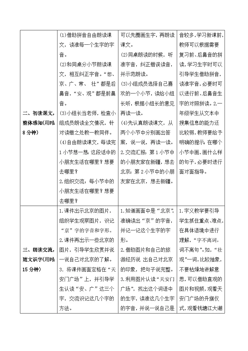 （导学案） 课文3 我多想去看看第2页