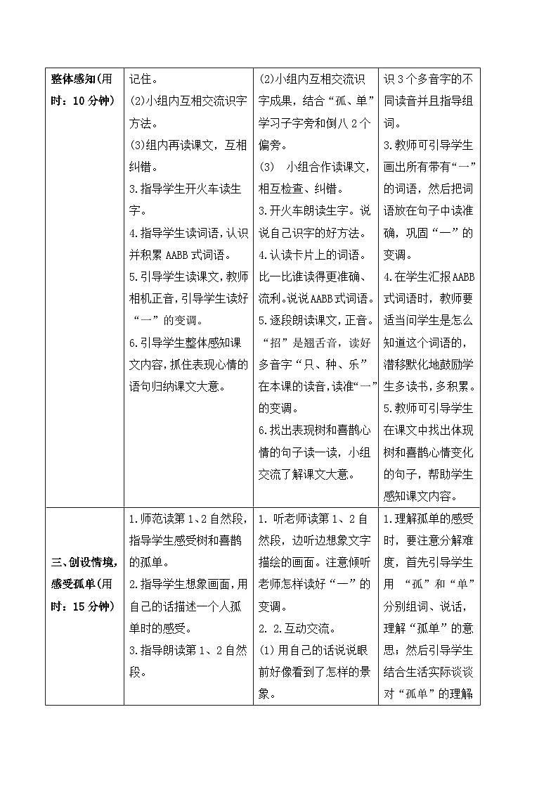 （导学案） 课文5 树和喜鹊第2页