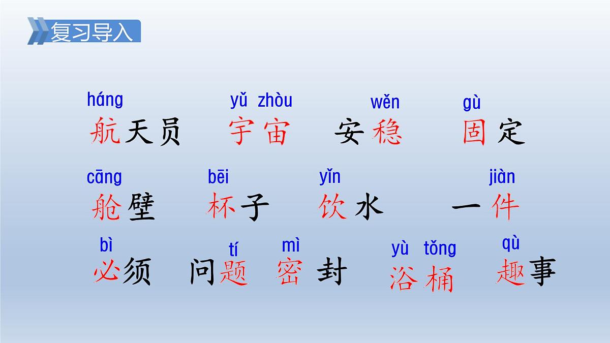 2025春二年级语文下册第6单元第18课太空生活趣事多第二课时课件（统编版）第2页