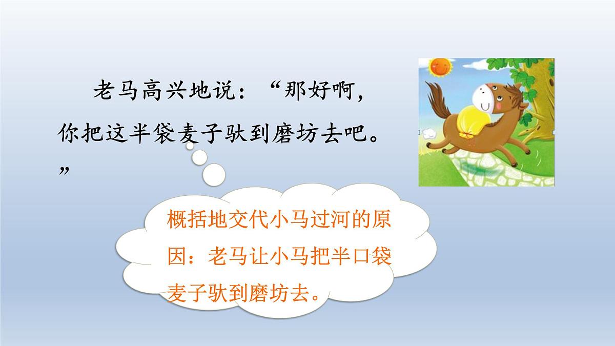 2025春二年级语文下册第5单元第14课小马过河第二课时课件（统编版）第5页