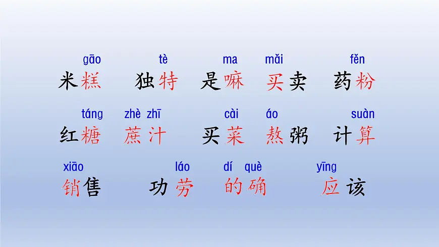 2025春二年级语文下册第2单元第6课千人糕第一课时课件（统编版）第7页