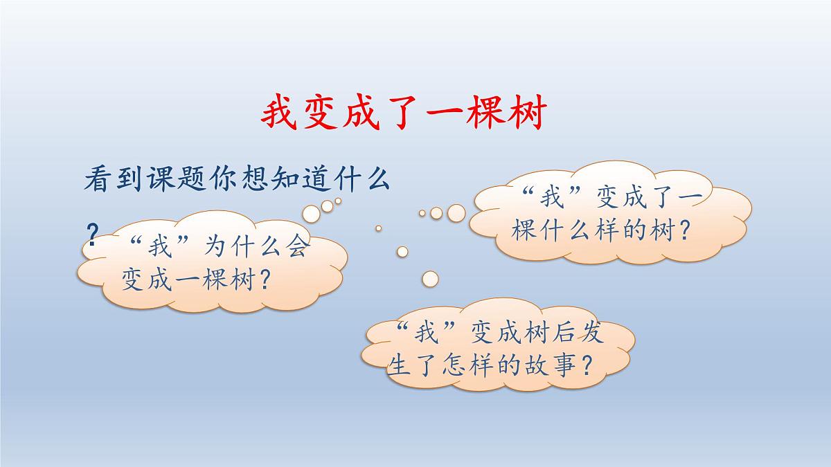 2025春三年级语文下册第5单元17我变成了一棵树第一课时课件（统编版）第3页