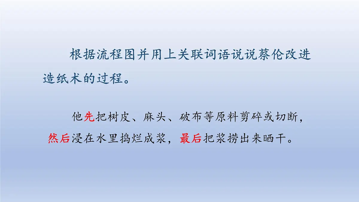 2025春三年级语文下册第3单元10纸的发明第二课时课件（统编版）第4页