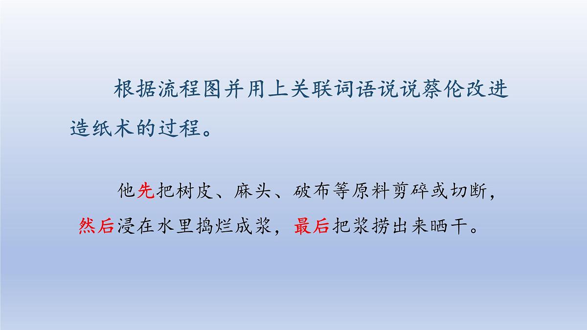 2025春三年级语文下册第3单元10纸的发明第二课时课件（统编版）第4页