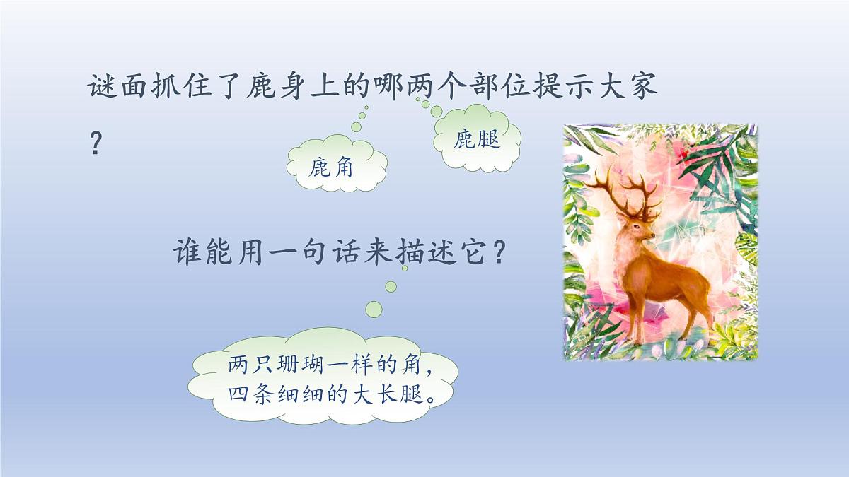 2025春三年级语文下册第2单元7鹿角和鹿腿第一课时课件（统编版）第3页