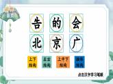 2025年新部编人教版语文一年级语文下册生字教学课件 3 我多想去看看