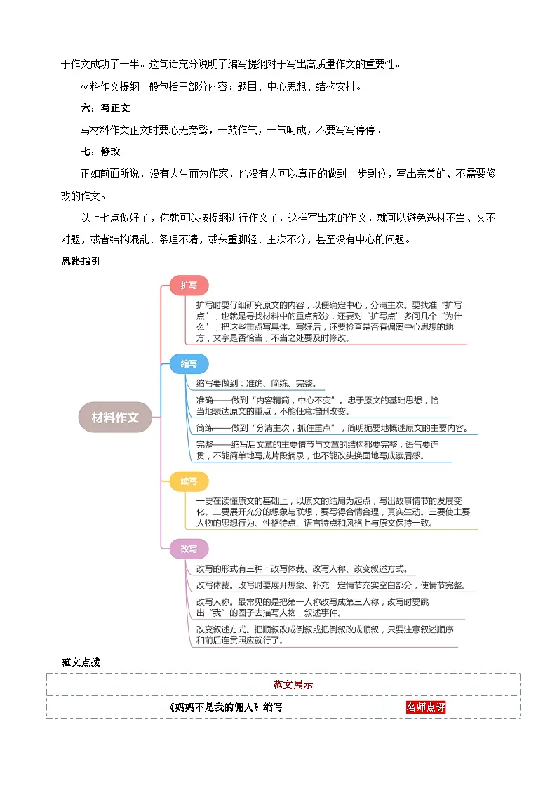 专题11 材料作文（讲义）-2025年小升初语文作文写作专项训练第2页