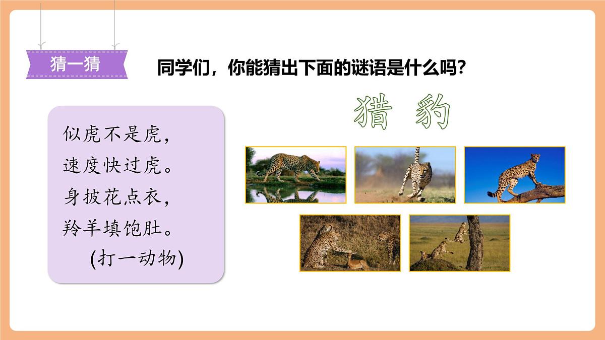7什么比猎豹的速度更快第一课时课件第2页