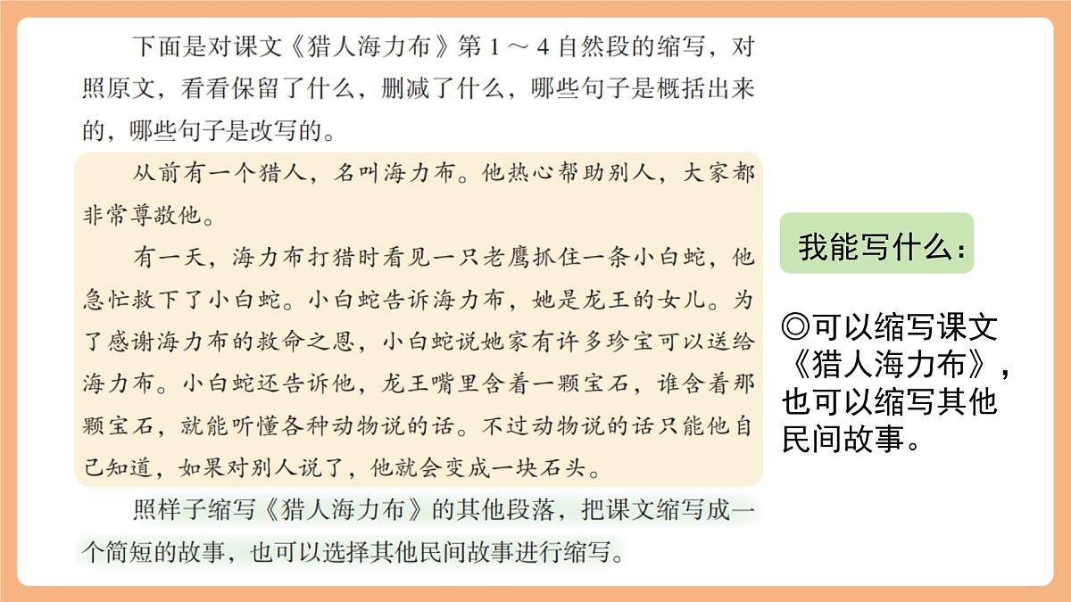 第三单元《习作：缩写故事 》（课件）第4页