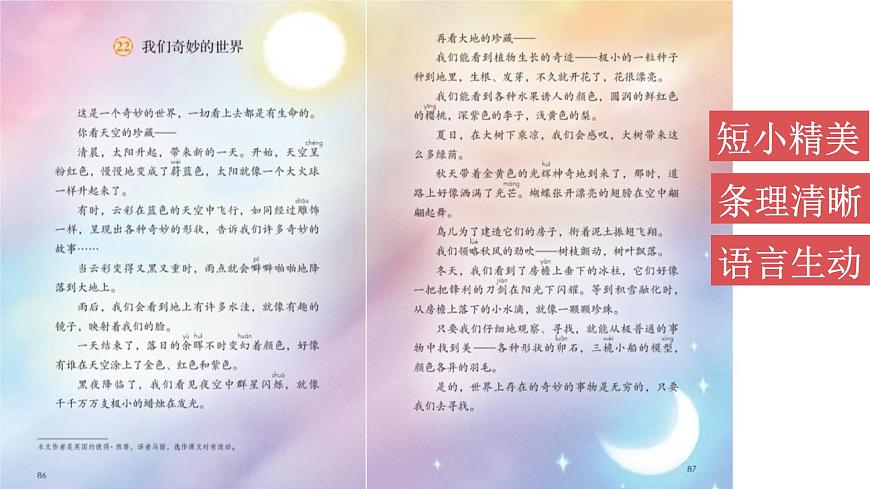统编版（2024）三年级语文下册22我们奇妙的世界课件ppt第4页