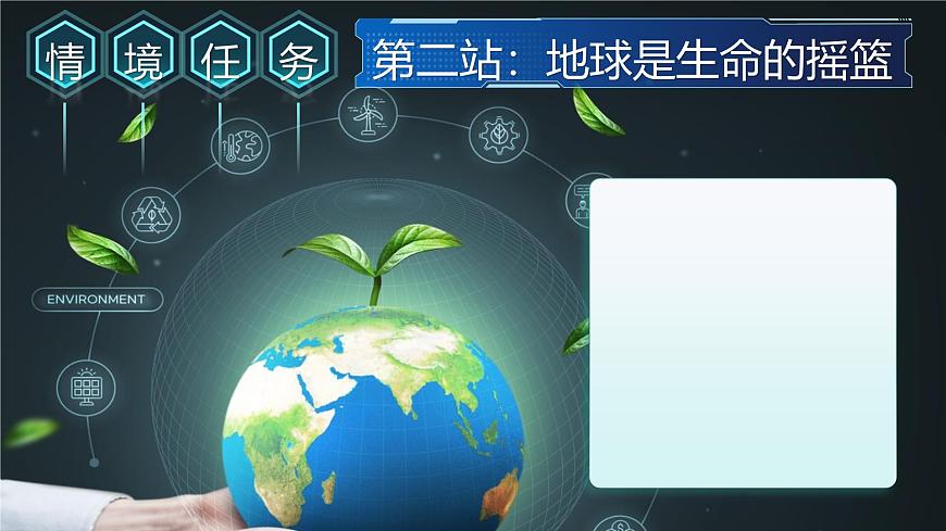 部编版2025秋六年级上册语文1.19《只有一个地球》 课件第1页