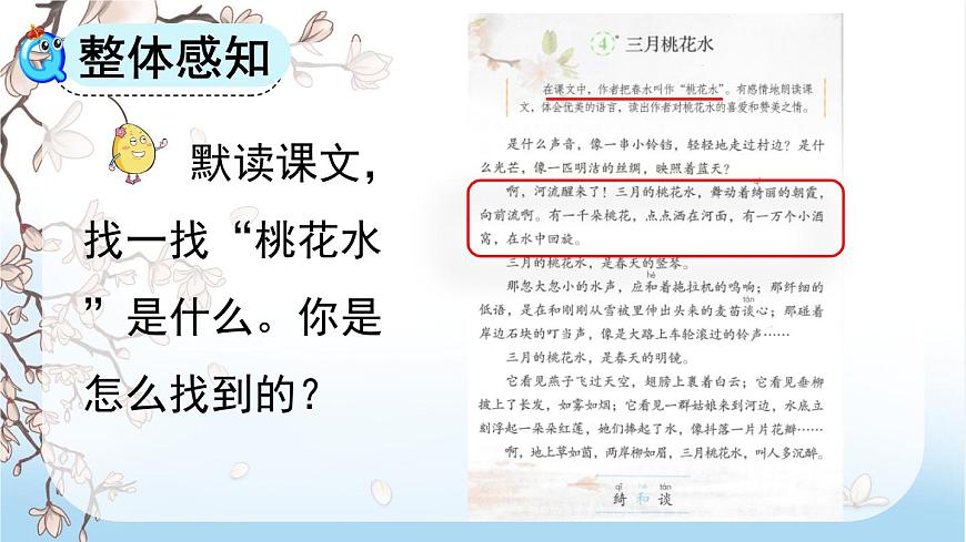 统编版（2024）四年级语文下册4三月桃花水课件ppt第8页