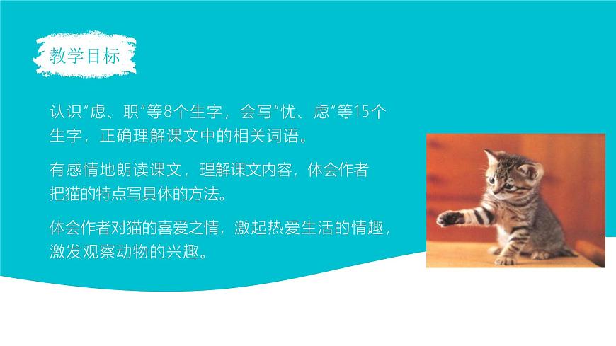 统编版（2024）四年级语文下册13猫ppt课件第2页