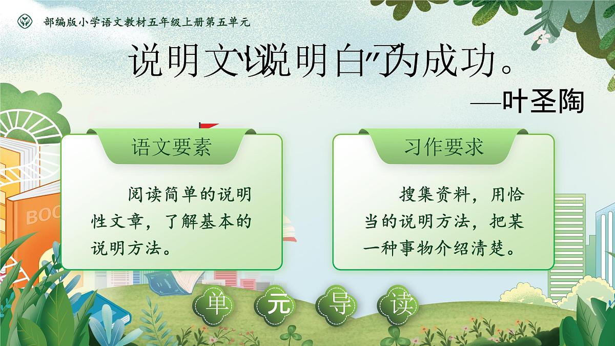 部编版2025五年级上册语文五上第五单元单元导读太阳 课件第1页
