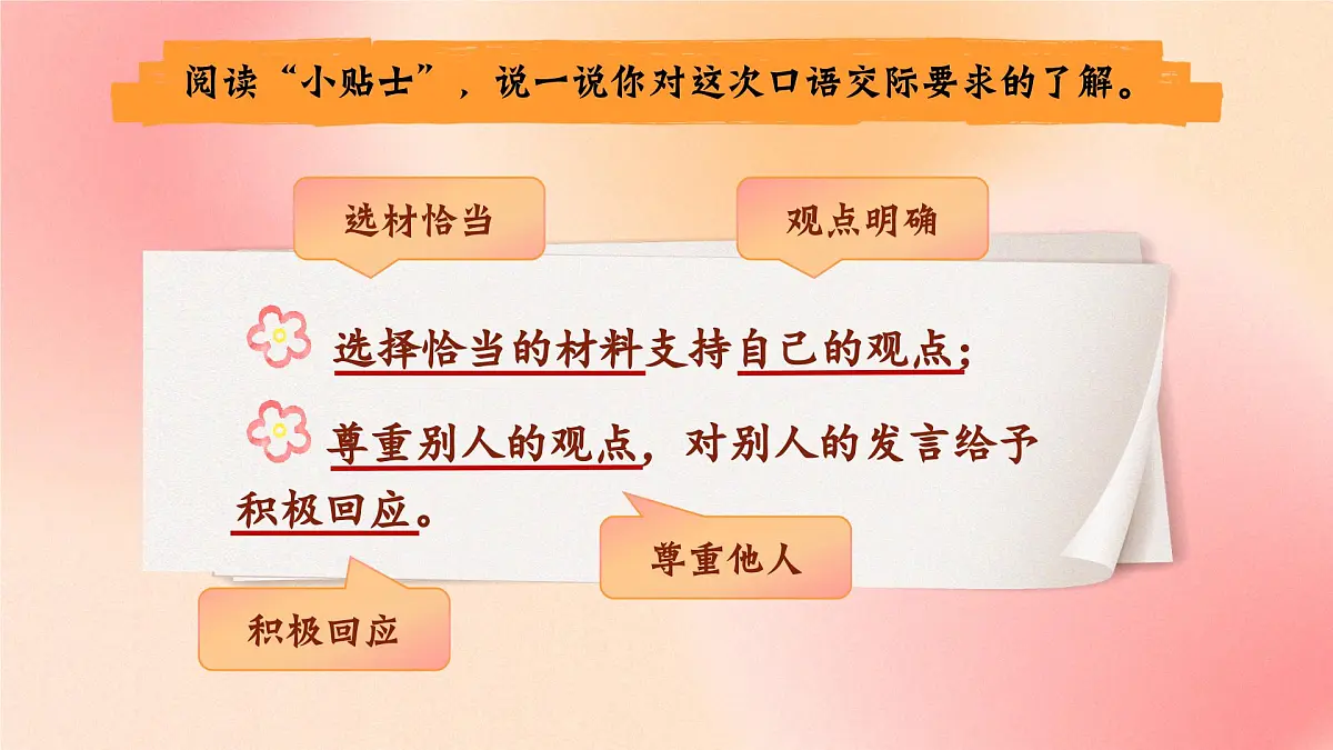 部编版2025五年级上册语文五上第六单元《口语交际》《习作》 课件第4页