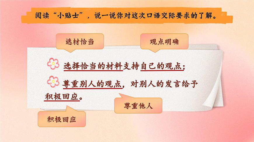 部编版2025五年级上册语文五上第六单元《口语交际》《习作》 课件第4页