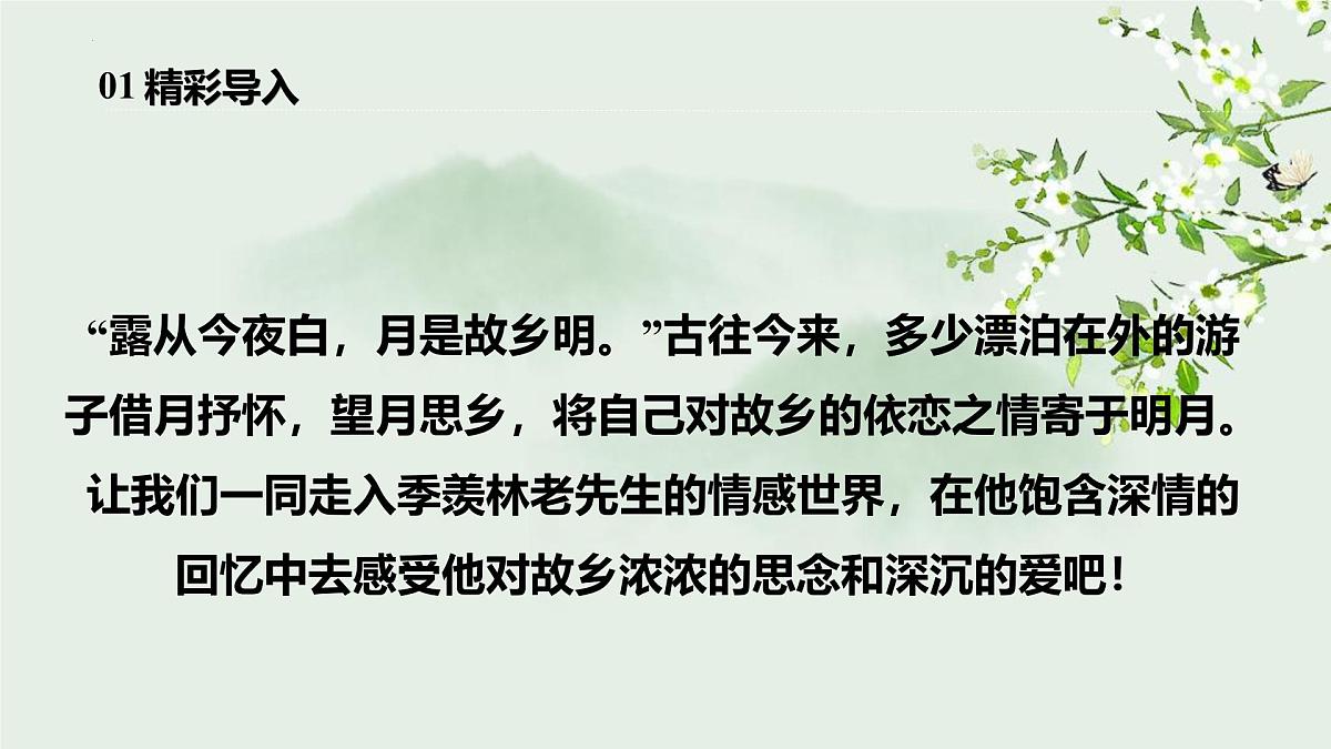 统编版（2024）五年级语文下学期3月是故乡明课件第3页