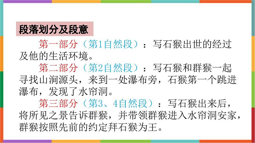 统编版（2024）五年级语文下册7猴王出世课件第5页