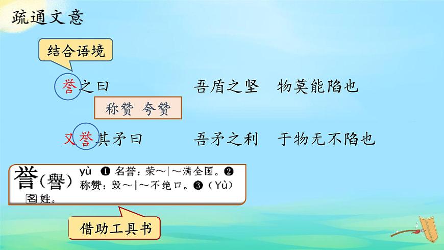 统编版（2024）五年级语文下册15自相矛盾ppt课件第5页