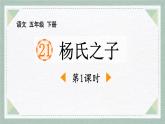 统编版（2024）五年级语文下册21杨氏之子第1课时课件