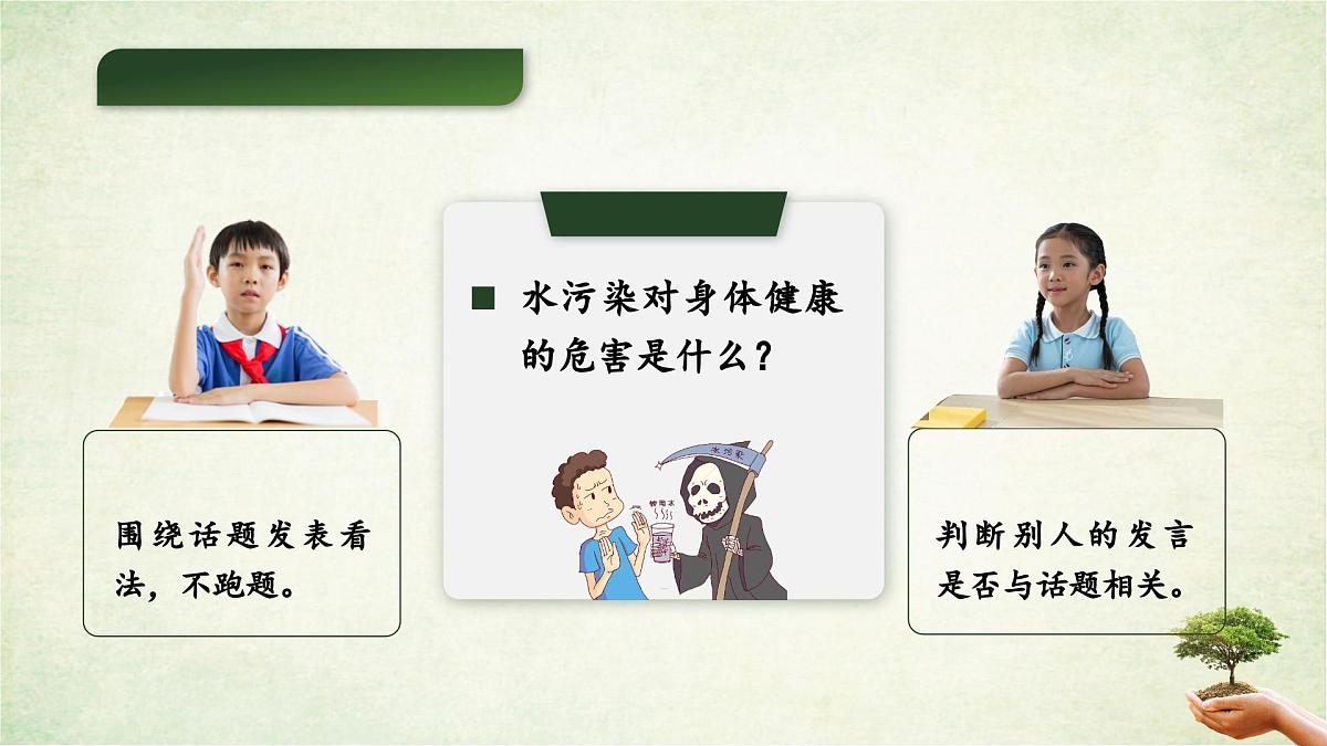 部编版2025四年级上册语文1.口语交际 我们与环境 课件第7页