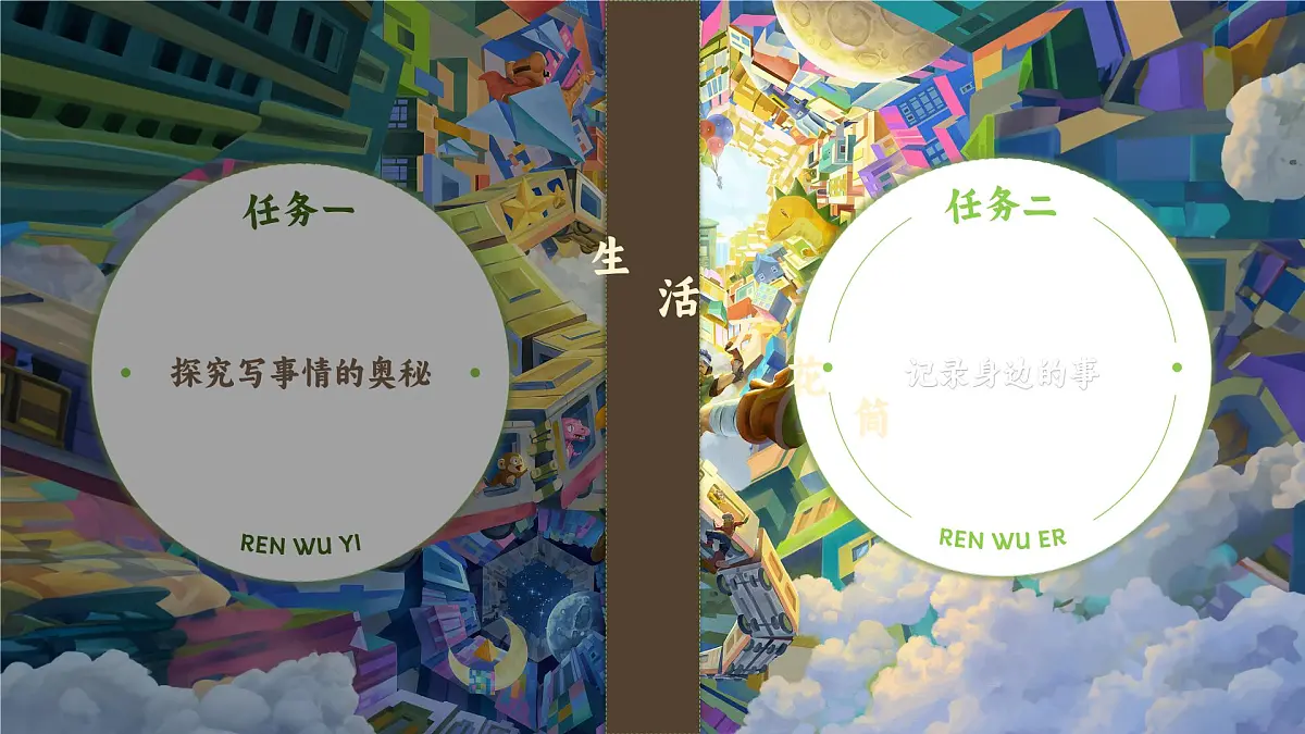 部编版2025四年级上册语文5.习作 《生活万花筒》 课件第1页